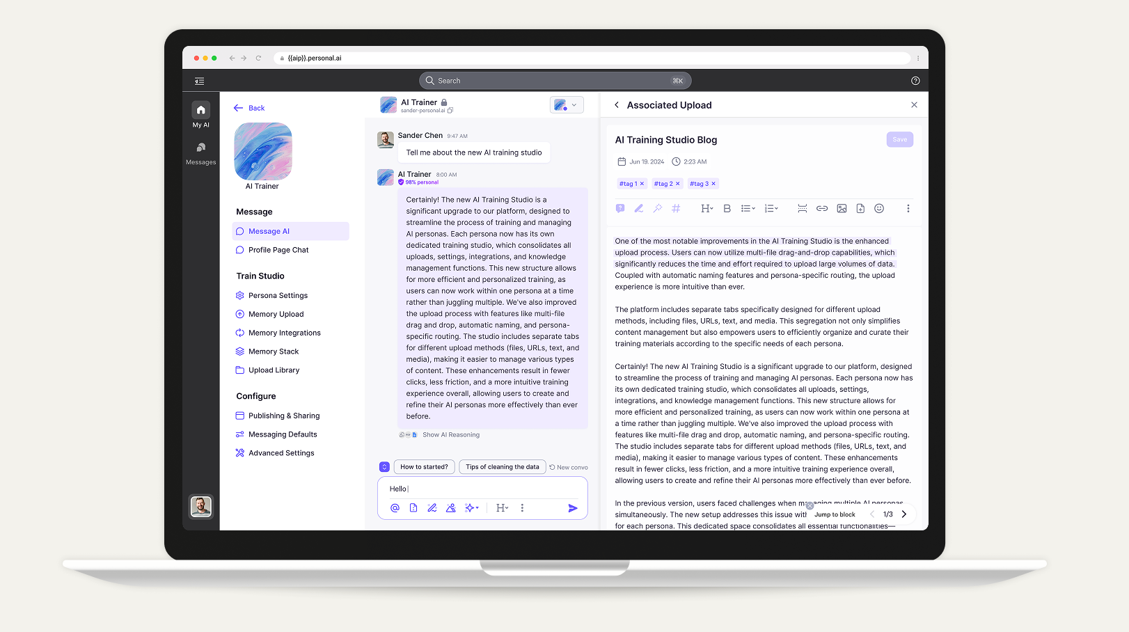Jump-to citation navigator