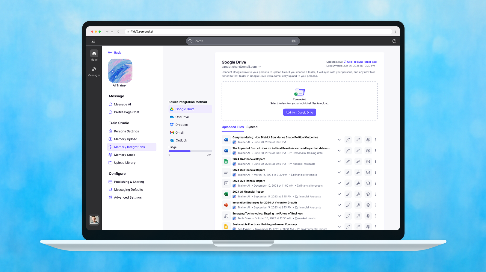 Agent Training Studio — key visual