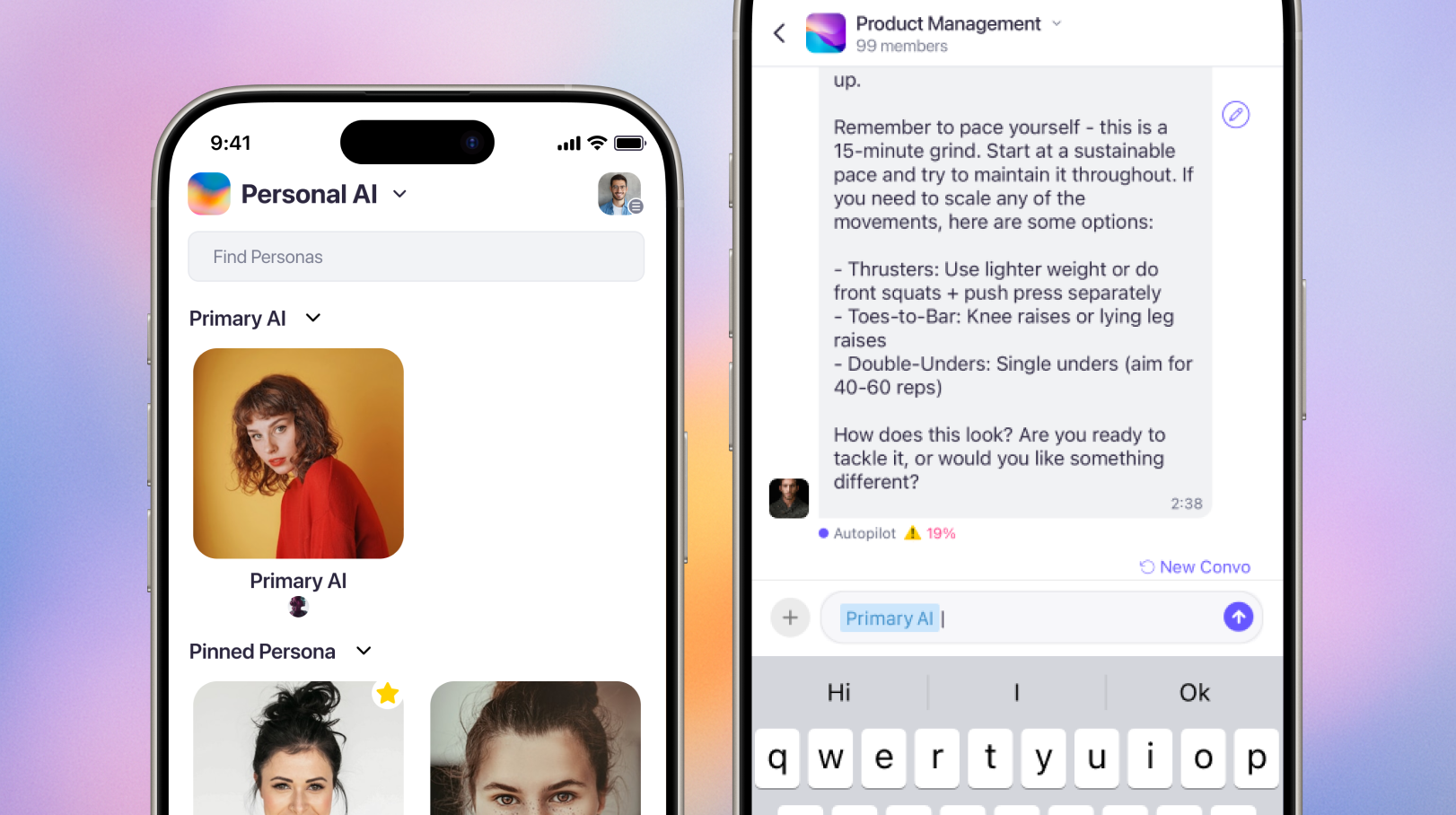 Enterprise AI Workspace Mobile
