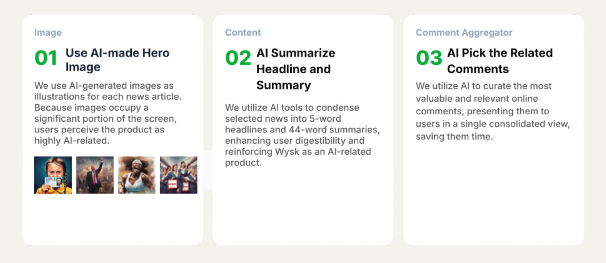 AI visible at three article layers