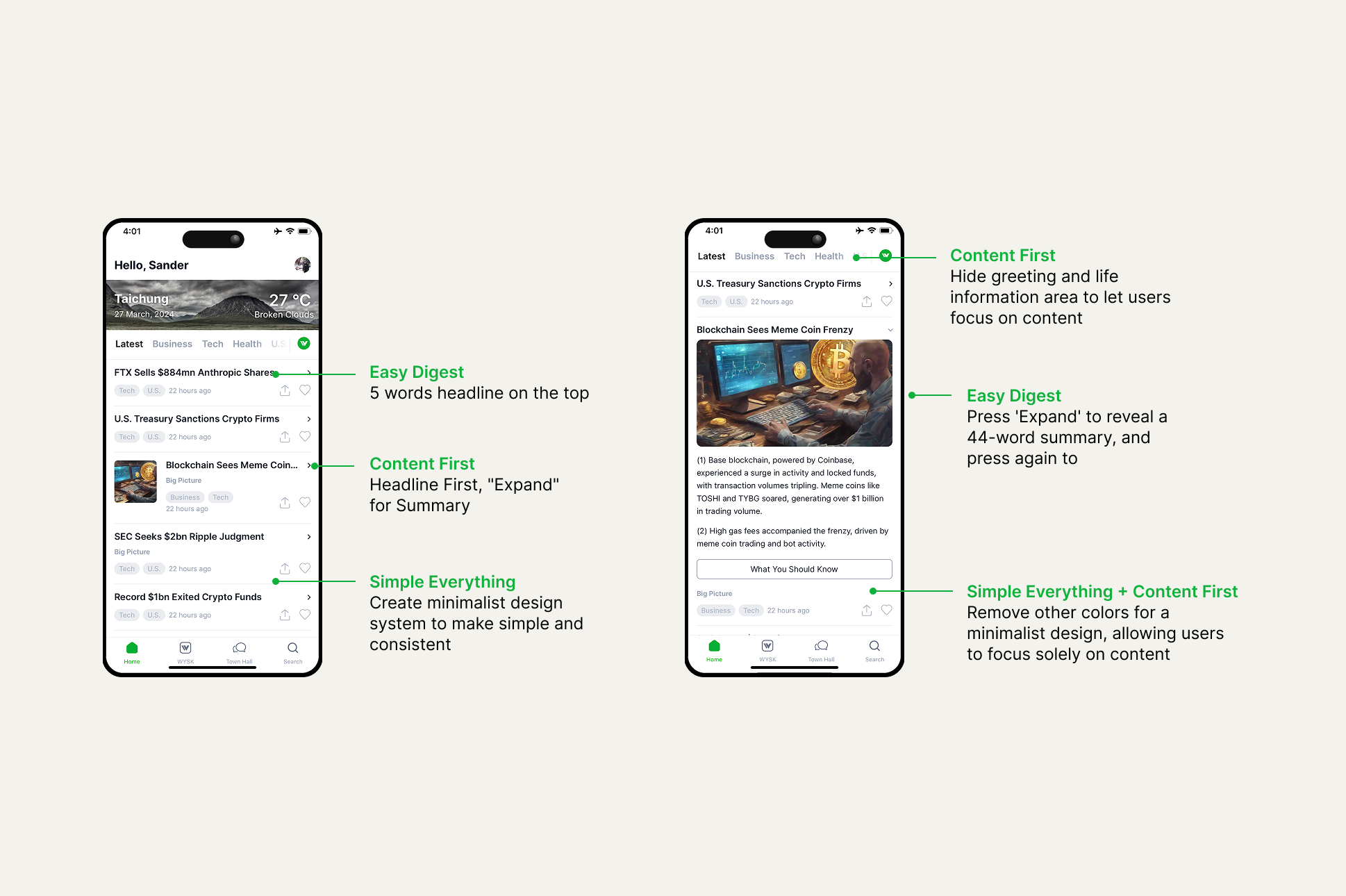 Stakeholder synthesis artifact